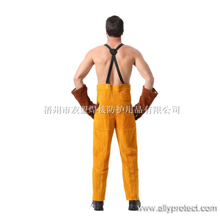 AP-2230 金黃色全皮焊褲